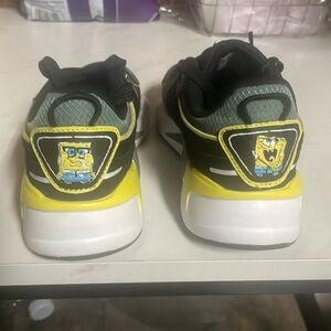 Puma Valcor SpongeBob Removal Patches